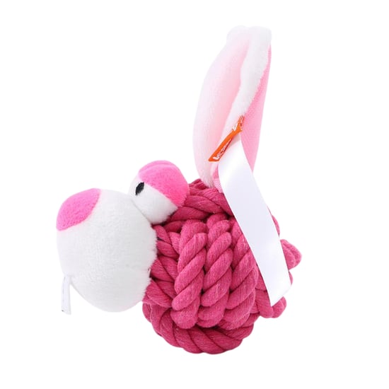 Mbw - Seilspielzeug für Hunde "MiniFeet", Kaninchen (Pink) - Image 3