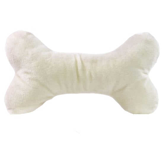 Mbw - Hunde Quietschspielzeug "MiniFeet", Knochen (Cremefarbe) - Image 1