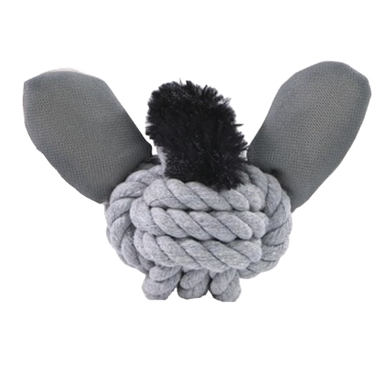 Mbw - Seilspielzeug für Hunde "MiniFeet", Esel (Grau) - Image 2