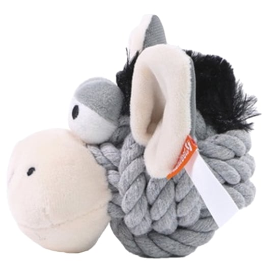 Mbw - Seilspielzeug für Hunde "MiniFeet", Esel (Grau) - Image 3