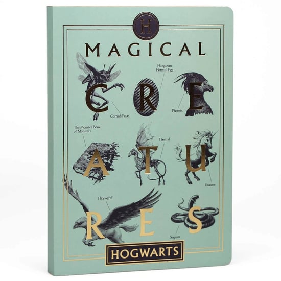 Harry Potter - "Magical Creatures" Notizbuch, A5 (Grün) - Image 1