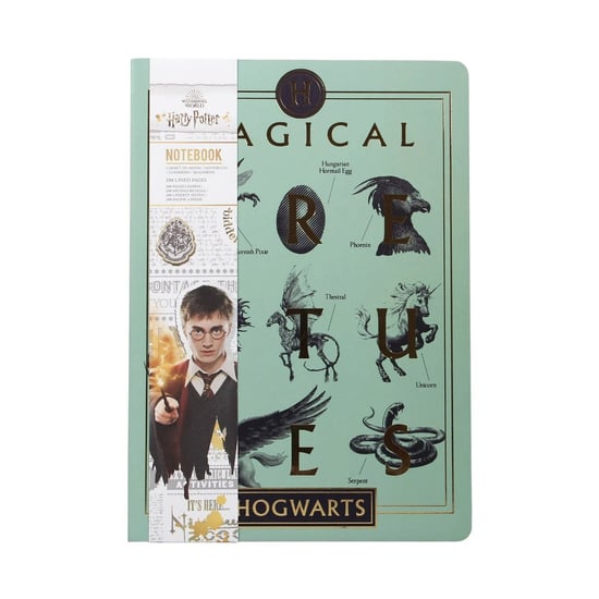 Harry Potter - "Magical Creatures" Notizbuch, A5 (Grün) - Image 3