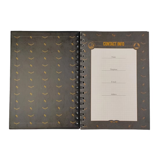 Harry Potter - "Wizarding World" Golden Snitch-Notizbuch, A5 (Schwarz/Gold) - Image 3