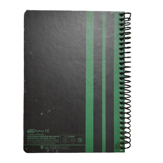 Harry Potter - "Wizarding World" Slytherin-Notizbuch, A5 (Schwarz/Grün) - Image 2