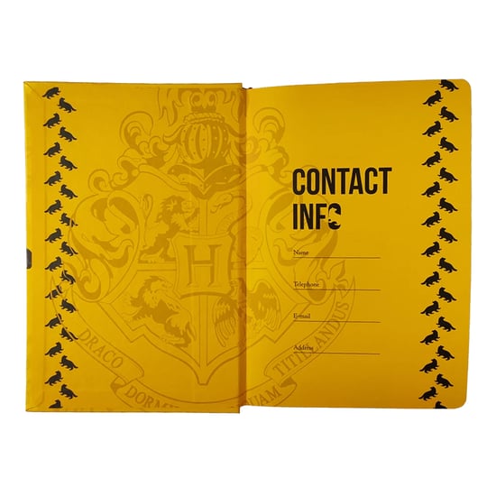 Harry Potter - "Wizarding World" Hufflepuff-Notizbuch, A5 (Gelb) - Image 3