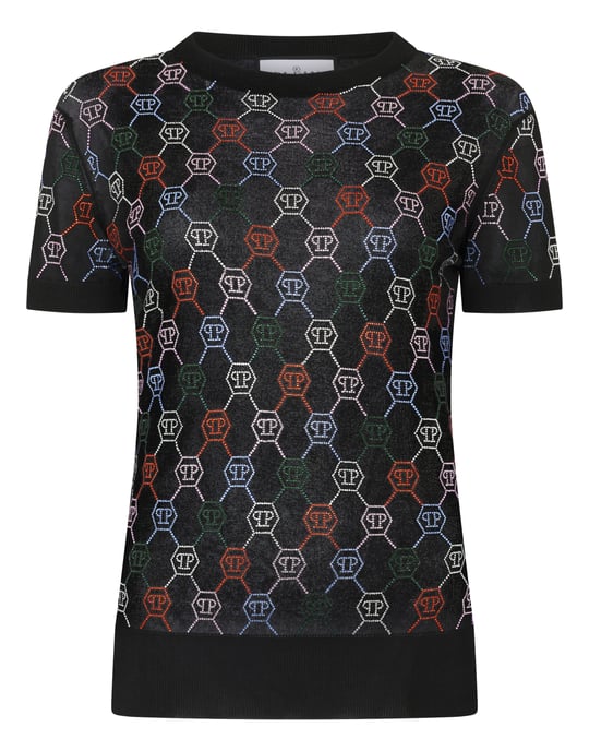 Knitted Sexy Pure Fit T-Shirt Multicolor Monogram - Image 1