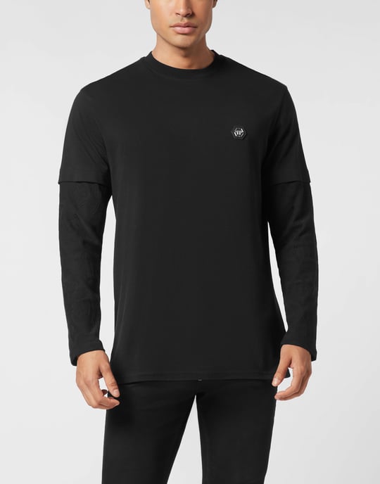 T-Shirt Rundhalsausschnitt Ls Crest - Image 2