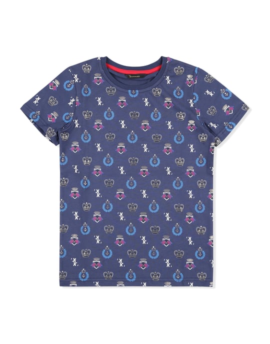 T-Shirt Rundhalsausschnitt Statement - Image 1