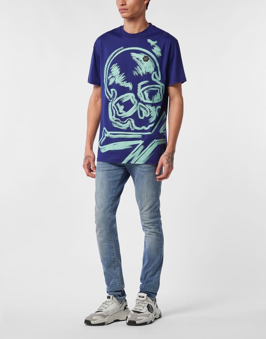 T-Shirt Rundhalsausschnitt Skull - Image 4