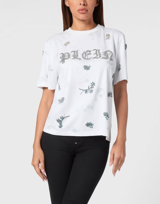 Philipp Plein T-Shirt mit Print, Man Fit - Hellblau - Image 2