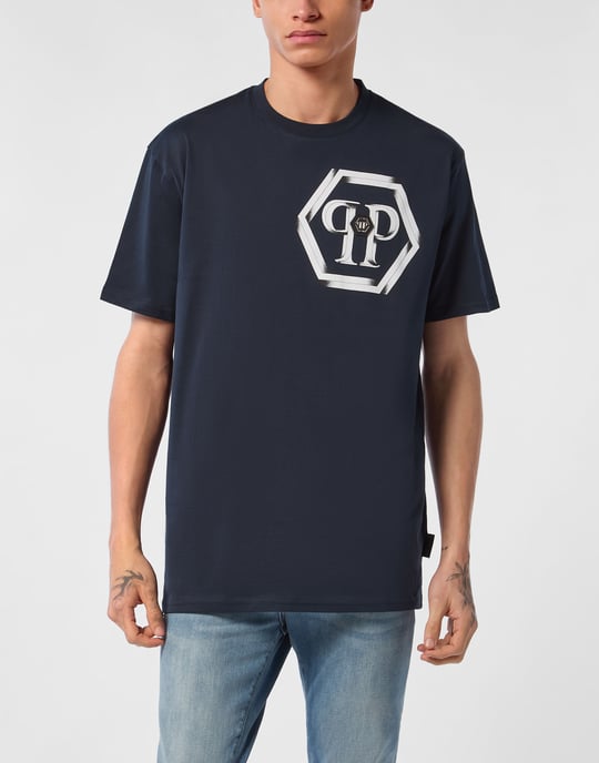 T-Shirt Rundhalsausschnitt Hexagon - Image 3
