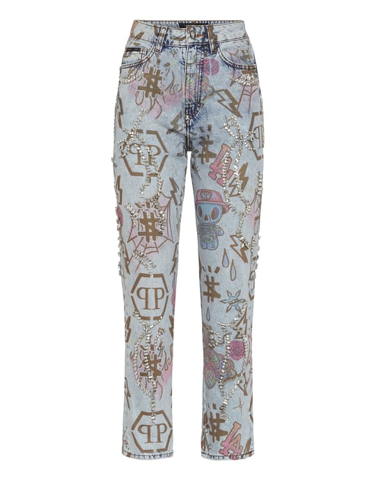 Jeans Boyfriend Fit Monogram - Image 1