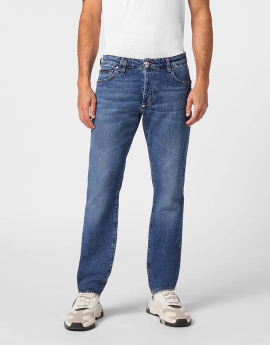 Jeans Gerader Schnitt Tattoo - Image 2