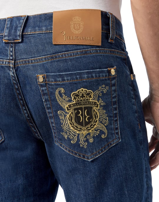 Jeans Regular Fit Paisley - Image 4