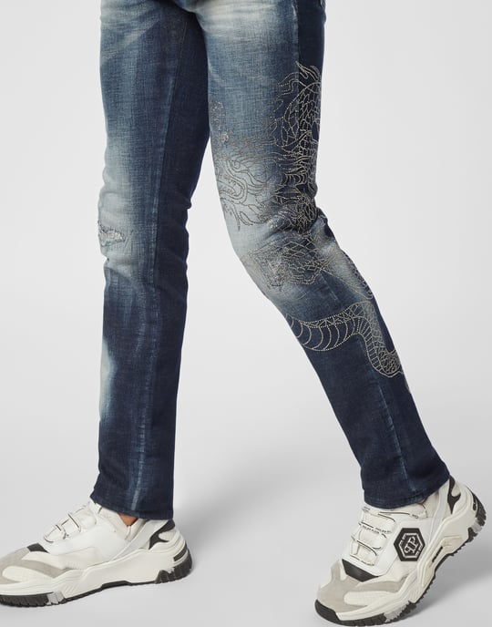 Jeans Regular Fit Dragon - Image 5
