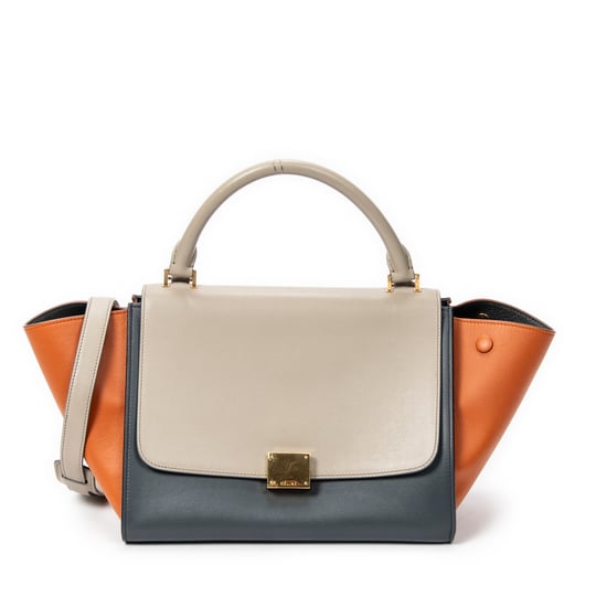 Small Tricolor Trapeze Schultertasche - Image 1