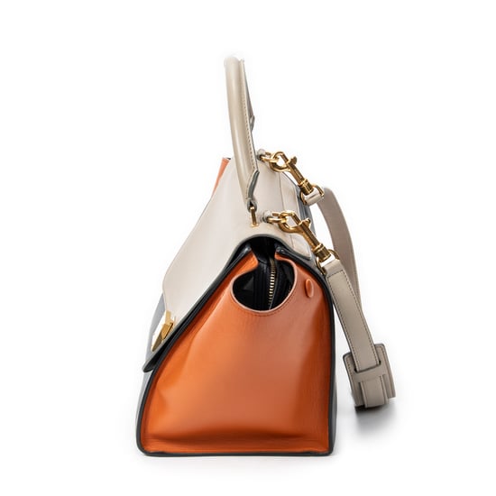 Small Tricolor Trapeze Schultertasche - Image 3