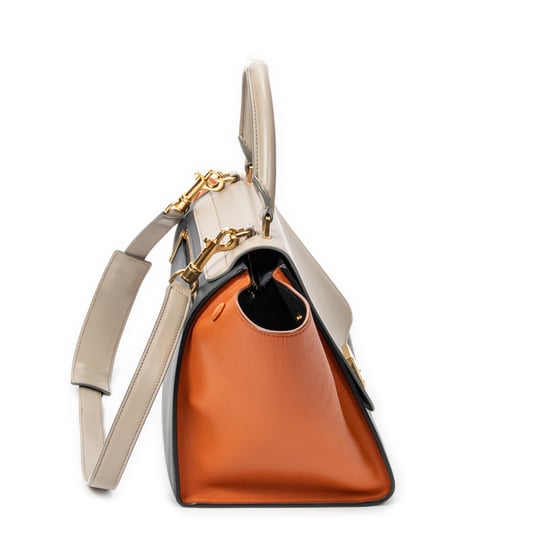 Small Tricolor Trapeze Schultertasche - Image 4