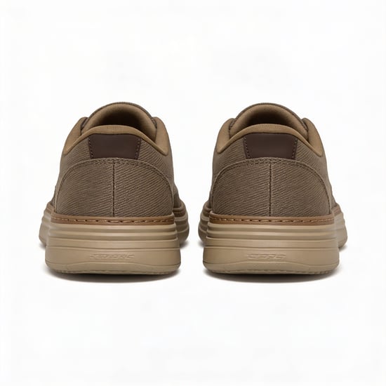 Skechers Hyland - Justino Mens Casual Trainers Dark Taupe - Image 5