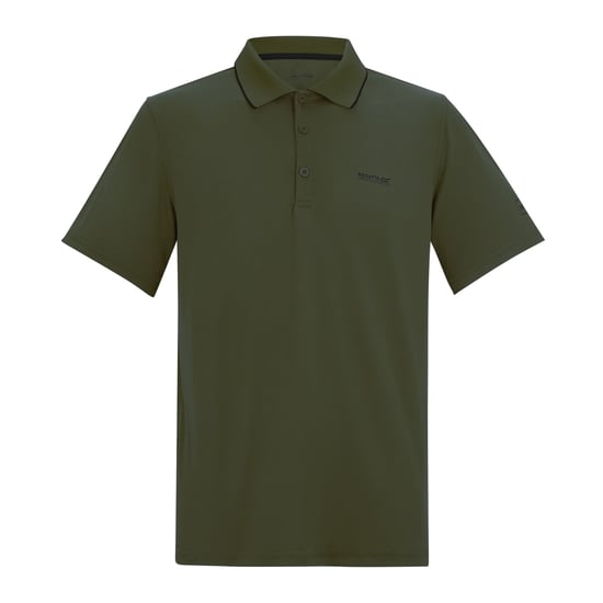 Regatta Herren Sport-Poloshirt Maverick V kurzärmlig (Dunkel-Khaki) - Image 2