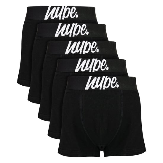 5er-Pack Jungen Baumwollreiche Boxer Shorts Schwarz Stretch Unterwäsche - Image 1