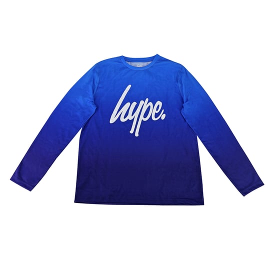 Jungen Ombre Langarm-Pyjama-Set Blau Kinder Nachtwäsche - Image 2