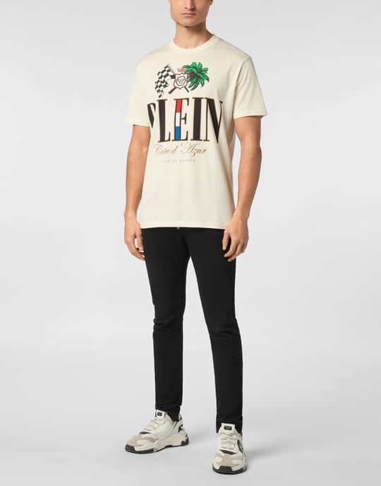 T-Shirt Rundhalsausschnitt D Azur - Image 4