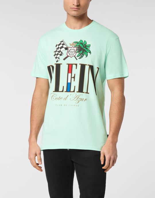 T-Shirt Rundhalsausschnitt D Azur - Image 3