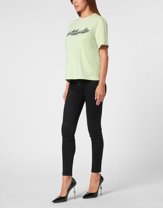Philipp Plein Man-Fit-T-Shirt - Grün - Image 4