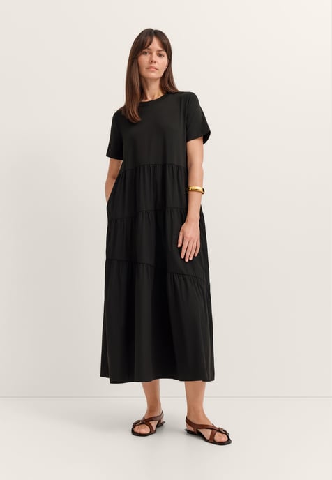 Bugatti Damen Sommerkleid mit asymmetrischen Raffungen - Image 1