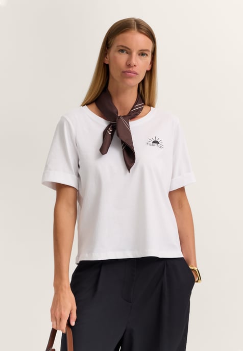 Bugatti Damen T-Shirt Modern Fit aus Baumwolle - Image 1
