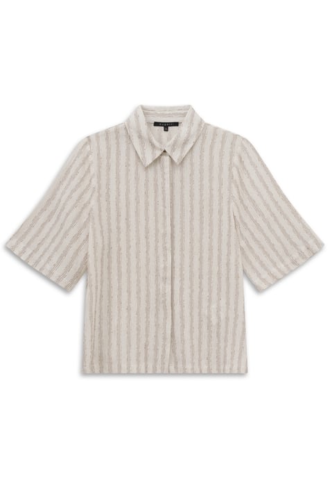 Bugatti Damen Bluse kurzarm gestreift mit Hemdkragen - Image 3