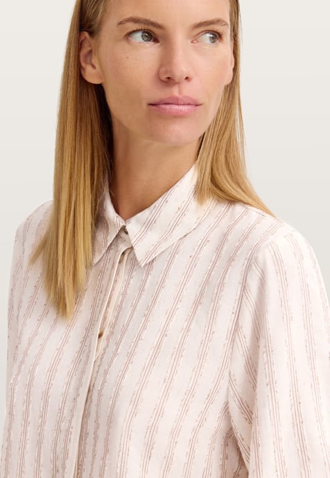 Bugatti Damen Bluse kurzarm gestreift mit Hemdkragen - Image 4