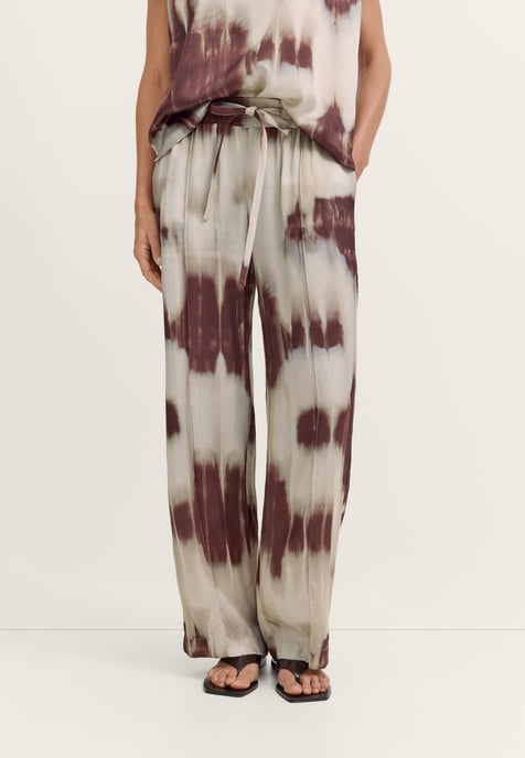 Bugatti Damen Freizeithose mit grafischem Print aus Viskose - Image 1