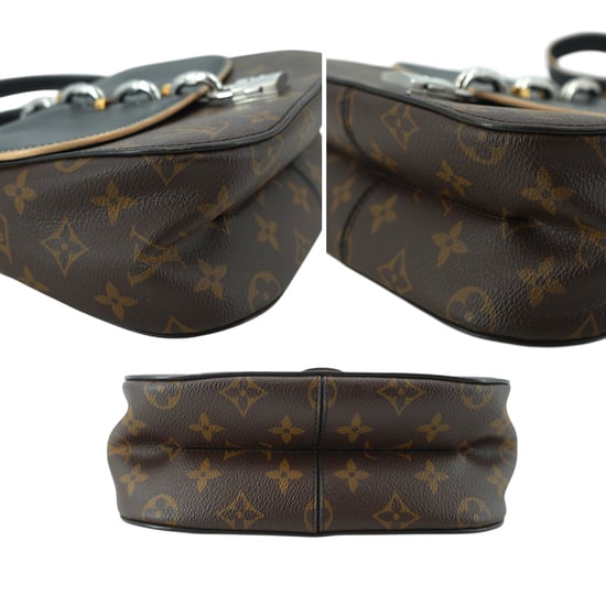 Louis Vuitton Stoff-Schultertasche mit Kette - Image 4
