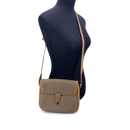 Gucci Vintage Schultertasche aus Stoff, Micro GG - Image 2