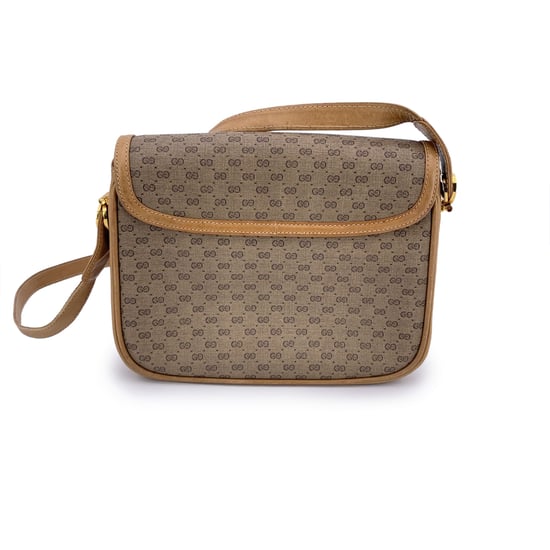 Gucci Vintage Schultertasche aus Stoff, Micro GG - Image 3