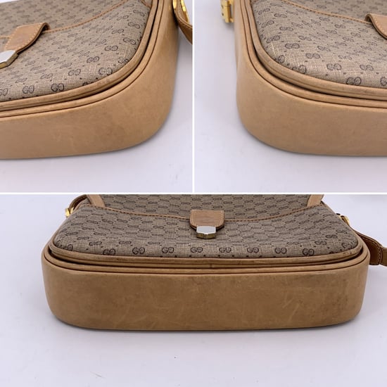 Gucci Vintage Schultertasche aus Stoff, Micro GG - Image 4