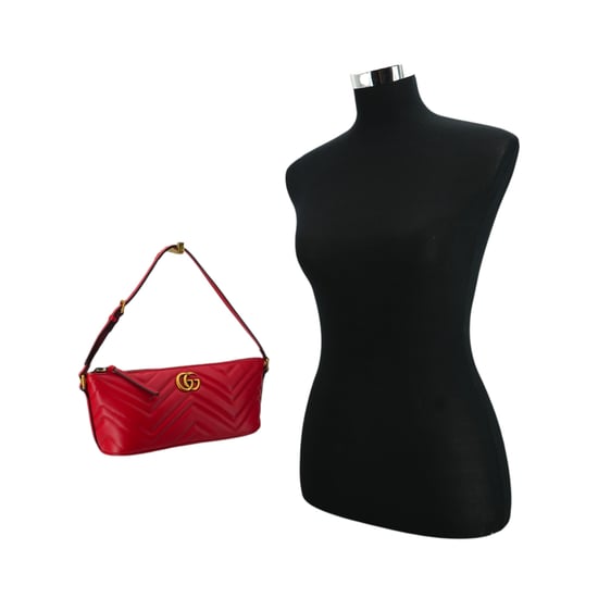 Gucci Leder-Schultertasche GG Marmont - Image 2