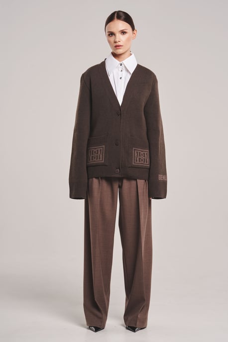 BENU Brauner Damen Cardigan - Image 1
