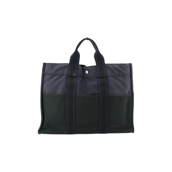 Hermes Vintage Baumwoll-Einkaufstasche Fourre-Tout - Image 2