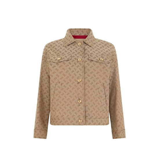 Herno Jacke mit All-Over-Logo - Image 1