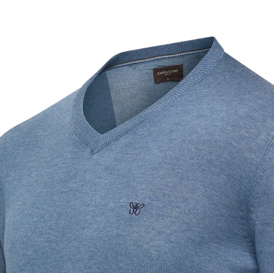 Cappuccino Italia Salerno Pullover  Blau - Image 2