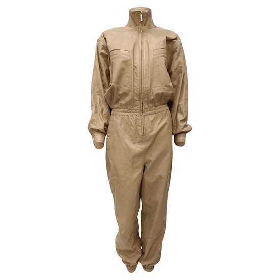 Zimmermann Spionage-Overall aus beigem Leder - Image 2