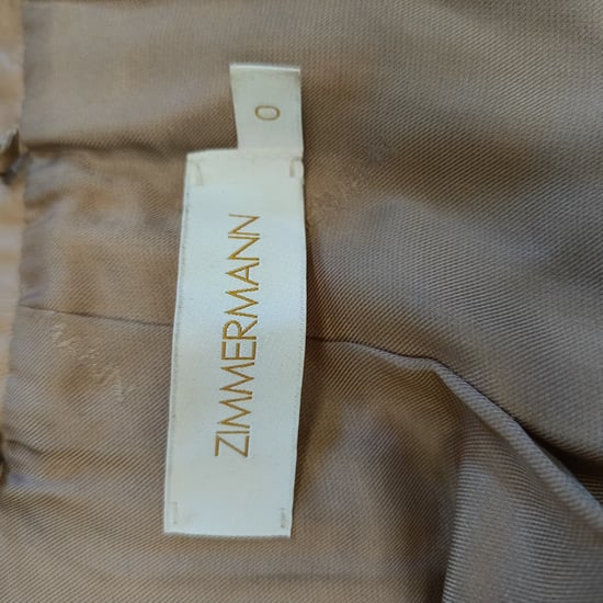 Zimmermann Spionage-Overall aus beigem Leder - Image 5