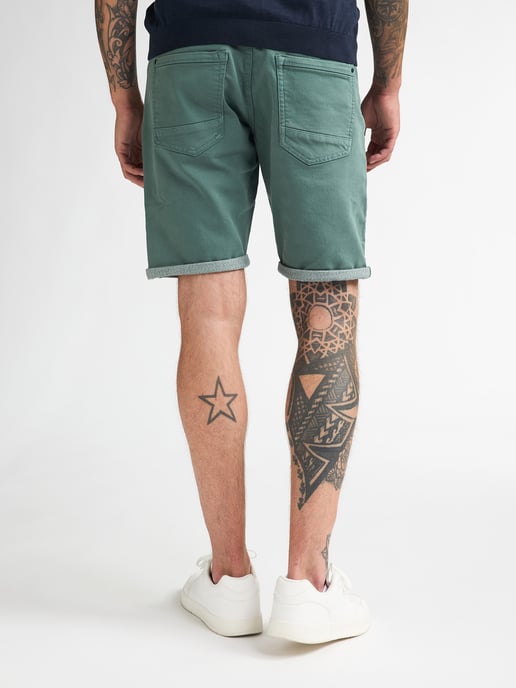 Petrol Industries - Jackson Bunte Jeansshorts Coconut Herren - Grün - Image 4