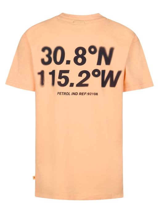 Petrol Industries - Bedrucktes Jersey T-Shirt Roca Boys - Orange - Image 2