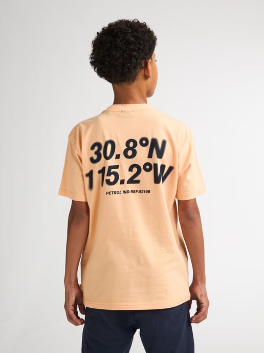 Petrol Industries - Bedrucktes Jersey T-Shirt Roca Boys - Orange - Image 4