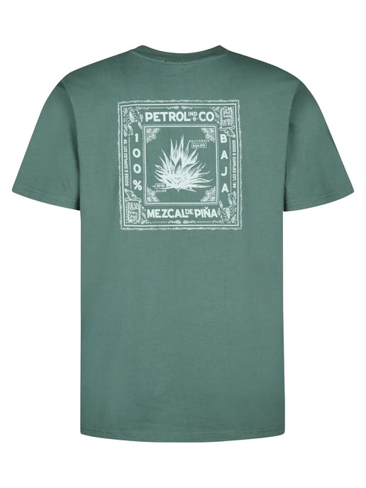 Petrol Industries - Rückendruck T-Shirt Calor Herren - Grün - Image 2