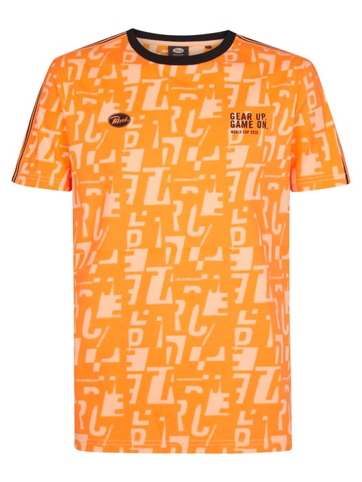 Petrol Industries - Fußball T-Shirt Niederlande Herren - Orange - Image 1
